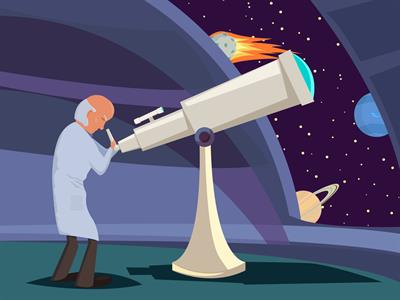 Duttada with his telescope.jpg